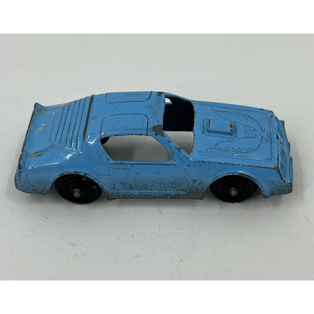 Vintage Tootsietoy Car Pontiac Firebird Small 2.5" Light Blue